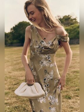 bhldn fairbanks satin dress BHLDN Fairbanks Satin Dress